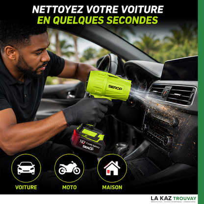 NEWS 2026 - Souffleur Turbo Pro™ Sans Fil – Ultra Puissant, Batterie Incluse & Mallette Offerte