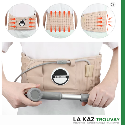 Ceinture de Décompression Lombaire AirFlex™ – Soulagement du Dos & Soutien Vertébral