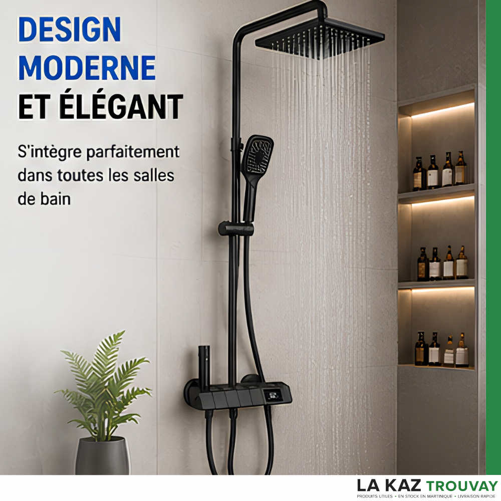 Douche digital Design Premium™ Transformez chaque douche en moment de détente absolue