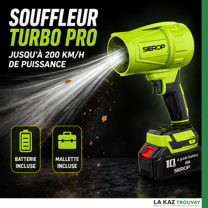 NEWS 2026 - Souffleur Turbo Pro™ Sans Fil – Ultra Puissant, Batterie Incluse & Mallette Offerte