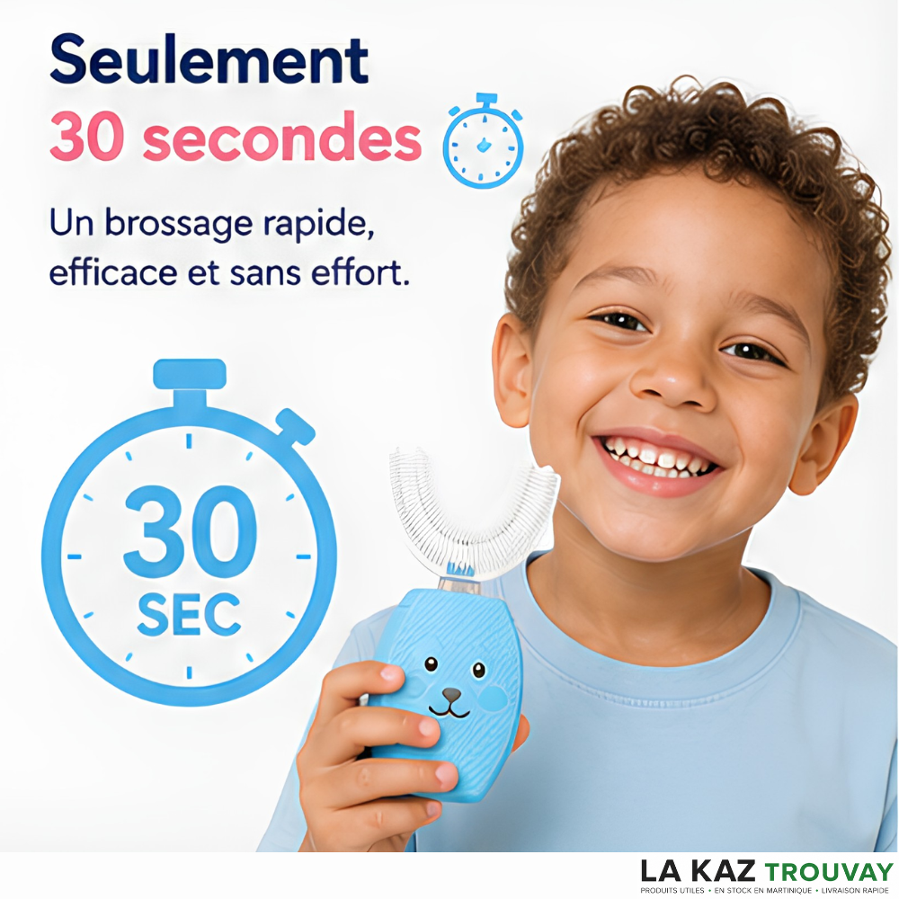 🦷 Brosse Dents Magique 360° Enfant™ Le brossage devient enfin un jeu
