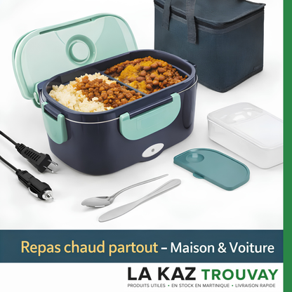 LunchBox Chauffante Électrique 1,5L™ – Repas Chaud Partout | Maison, Voiture & Bureau