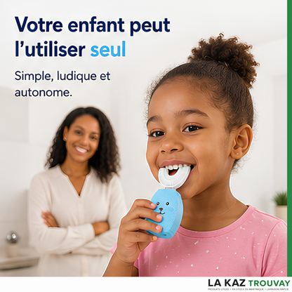 🦷 Brosse Dents Magique 360° Enfant™ Le brossage devient enfin un jeu