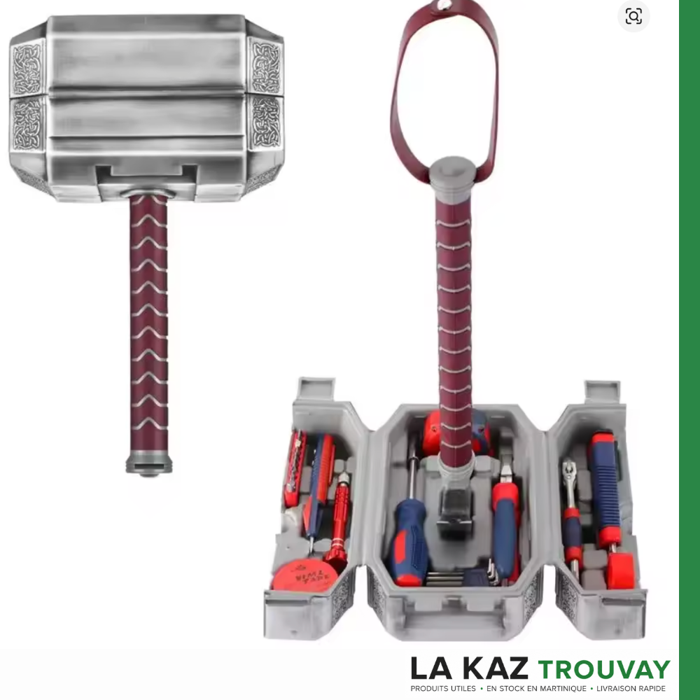 🔨 Marteau Boite à Outils 13-en-1 – La Boîte à Outils Cachée qui Impressionne Tout le Monde.