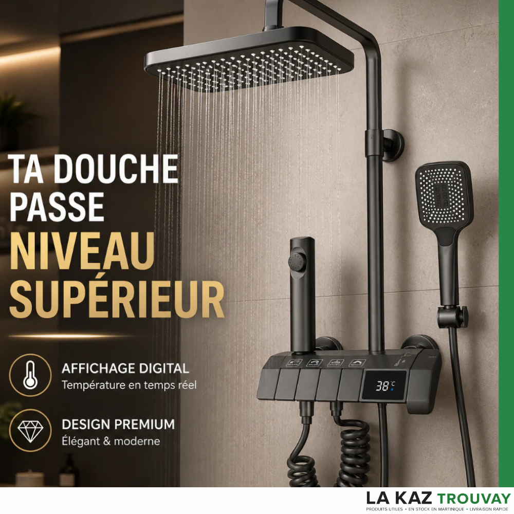 Douche digital Design Premium™ Transformez chaque douche en moment de détente absolue