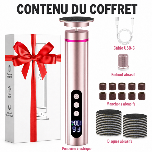 NEWS 2026 : Ponceuse Pied + Main Portable Pro™ – Pieds Doux & Lisses Dès La 1ère Utilisation