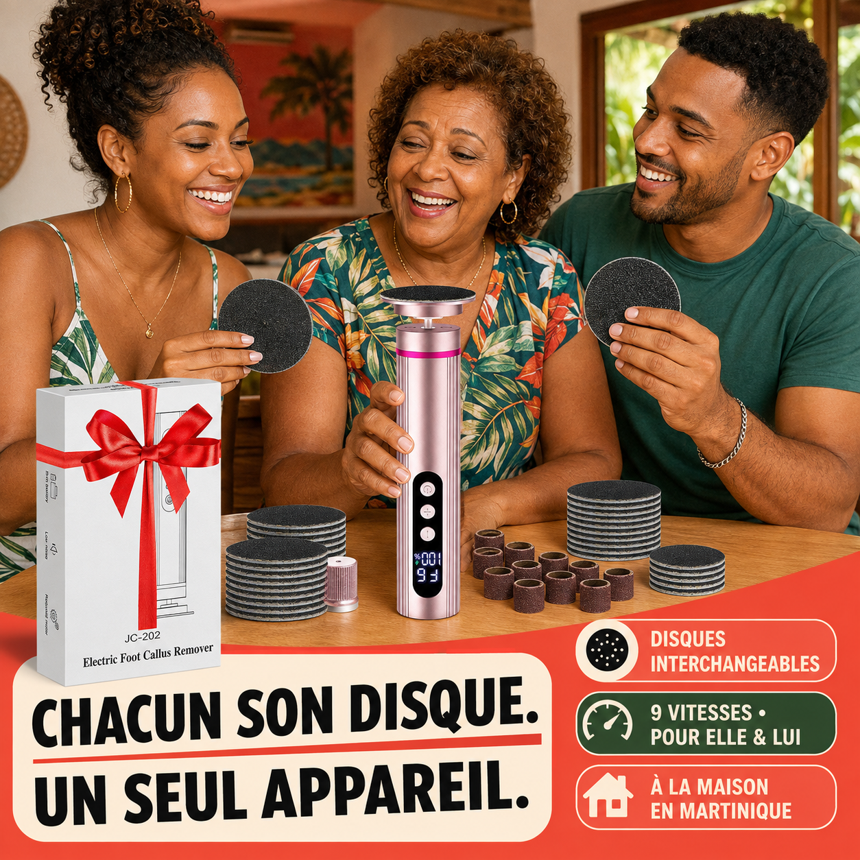 NEWS 2026 : Ponceuse Pied + Main Portable Pro™ – Pieds Doux & Lisses Dès La 1ère Utilisation