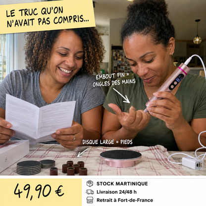 NEWS 2026 : Ponceuse Pied + Main Portable Pro™ – Pieds Doux & Lisses Dès La 1ère Utilisation