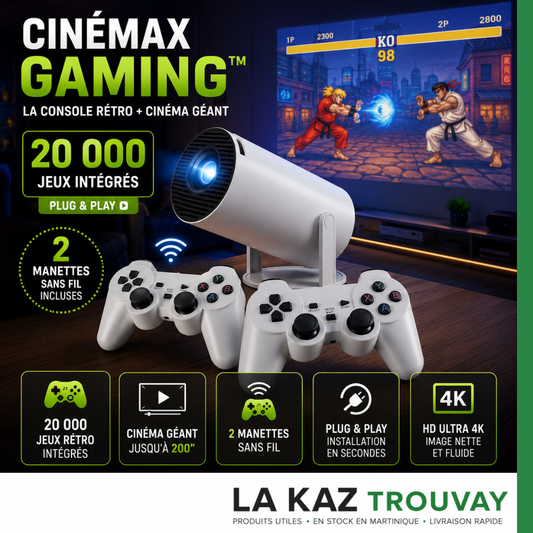 Vidéoprojecteur Gaming + 2 manettes